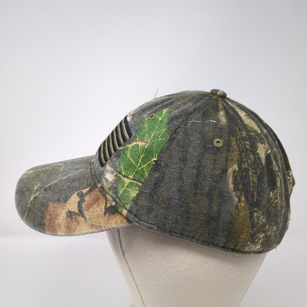 American Flag Patch Strapback Hat Multicolor One … - image 3